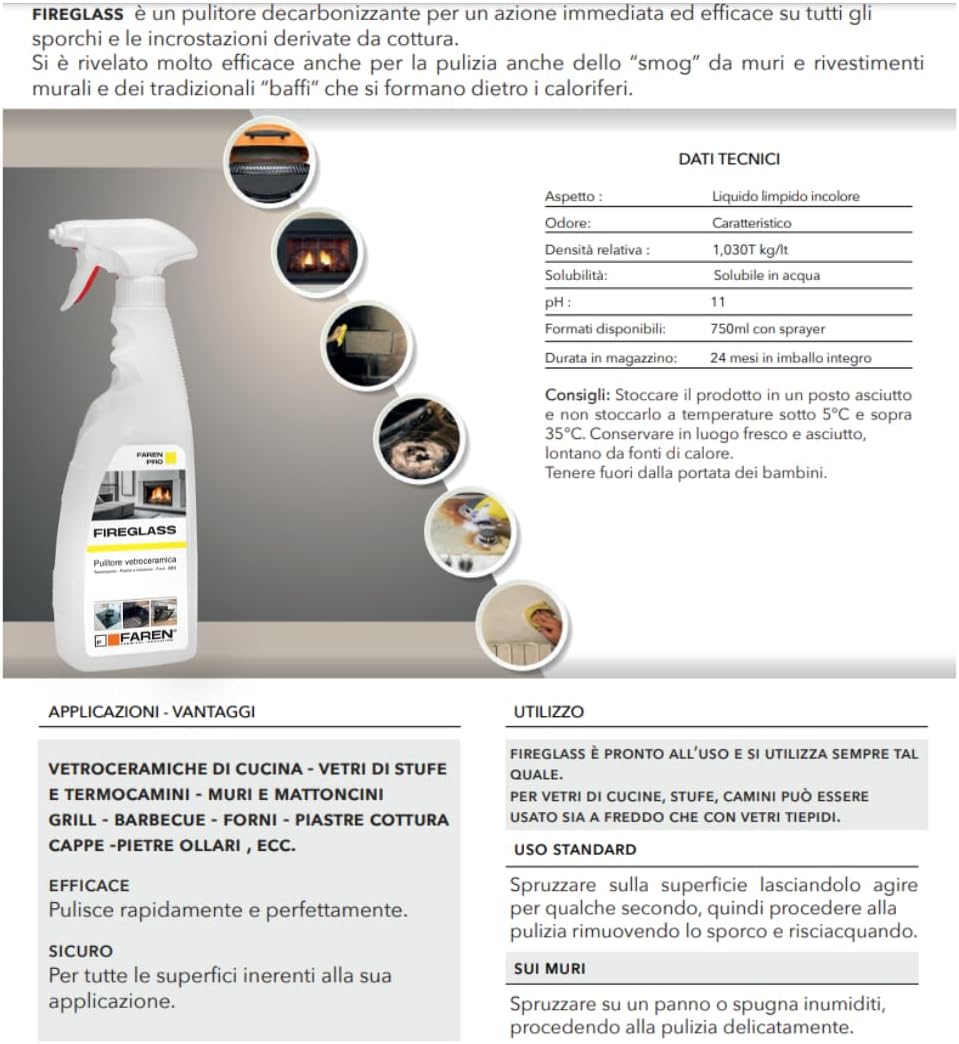 Fire Glass Cleaner