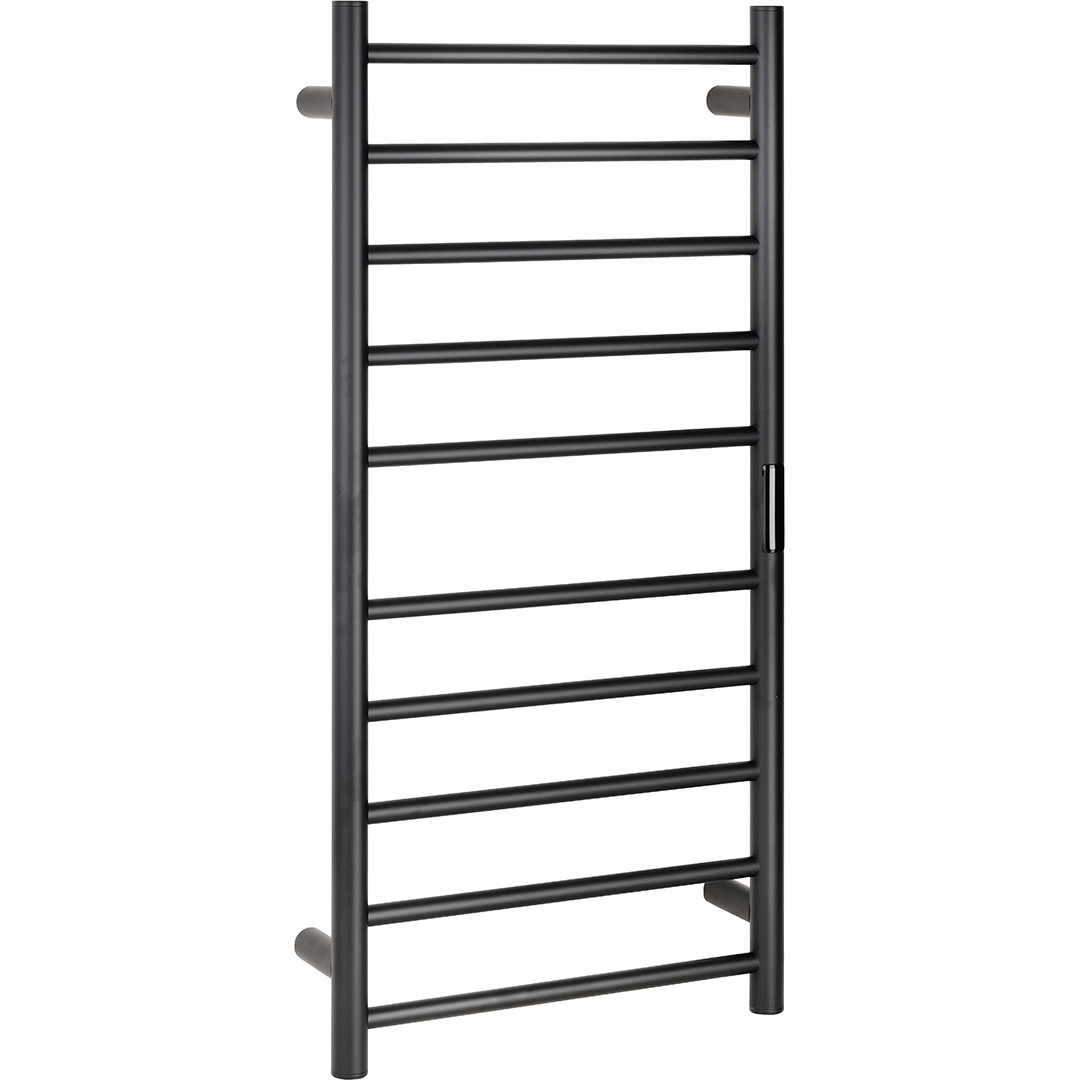 Heated Towel Rail Laderra Black