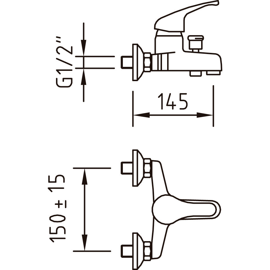 Mikser tal-banju u tad-doċċa Panam Urban