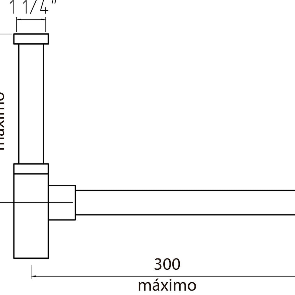 Sifon tal-Flixkun 1 1/4'' Xtreme