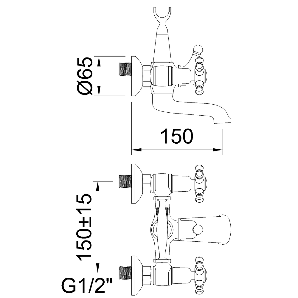 Mikser tal-banju u tad-doċċa Antigona