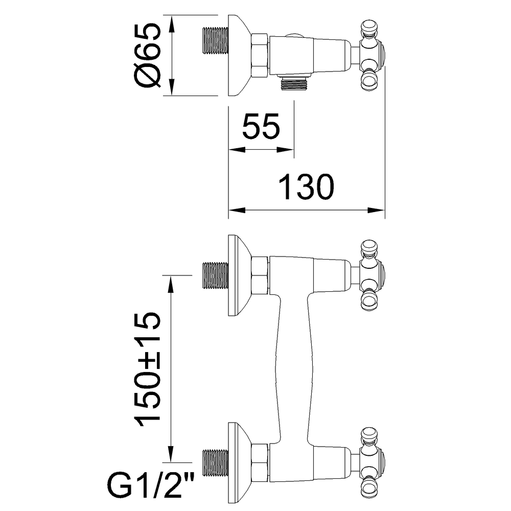 Shower Mixer Antigona