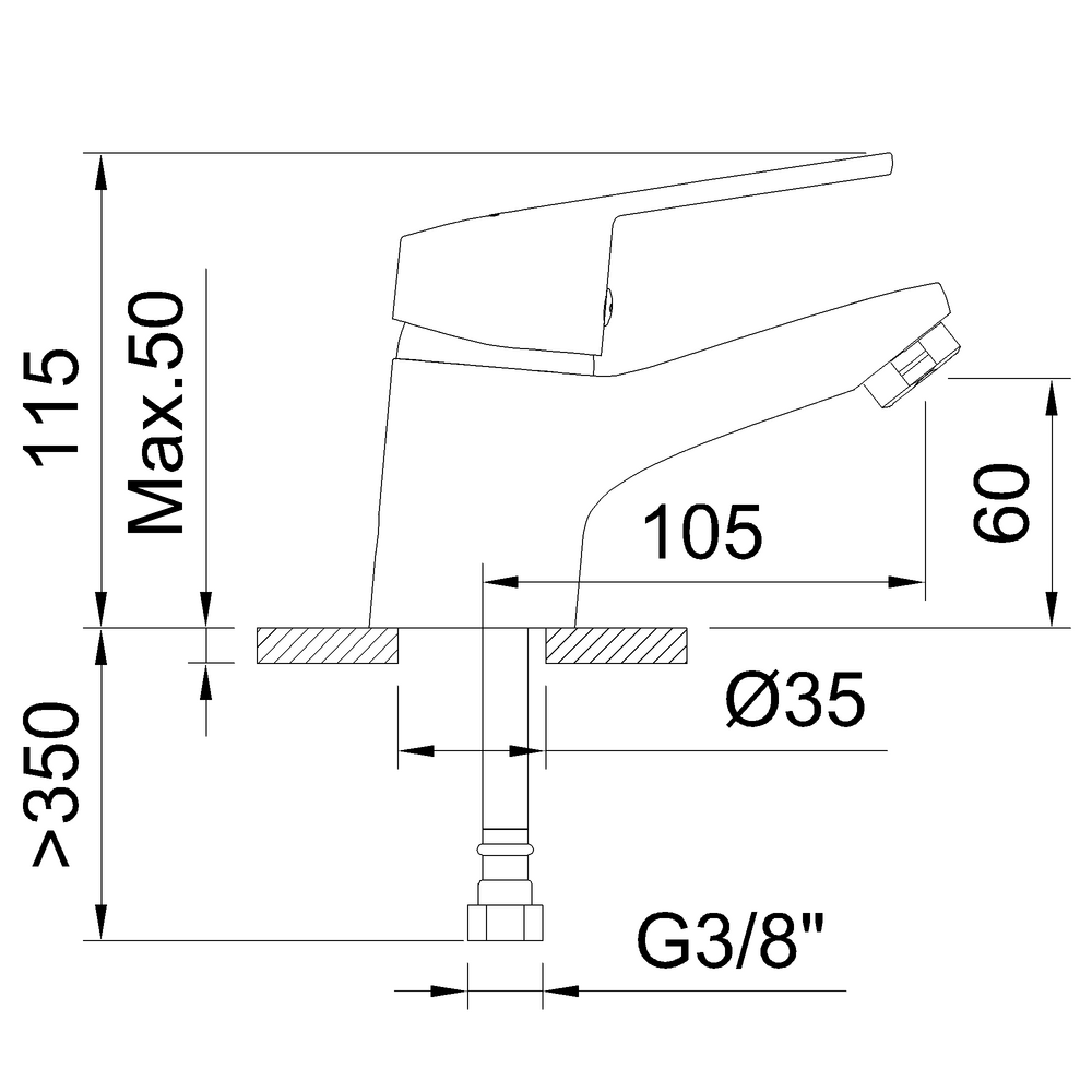 Mitigeur de lavabo S12