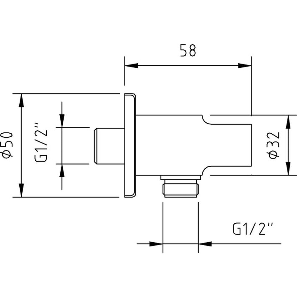 Robinet mural Caiman A
