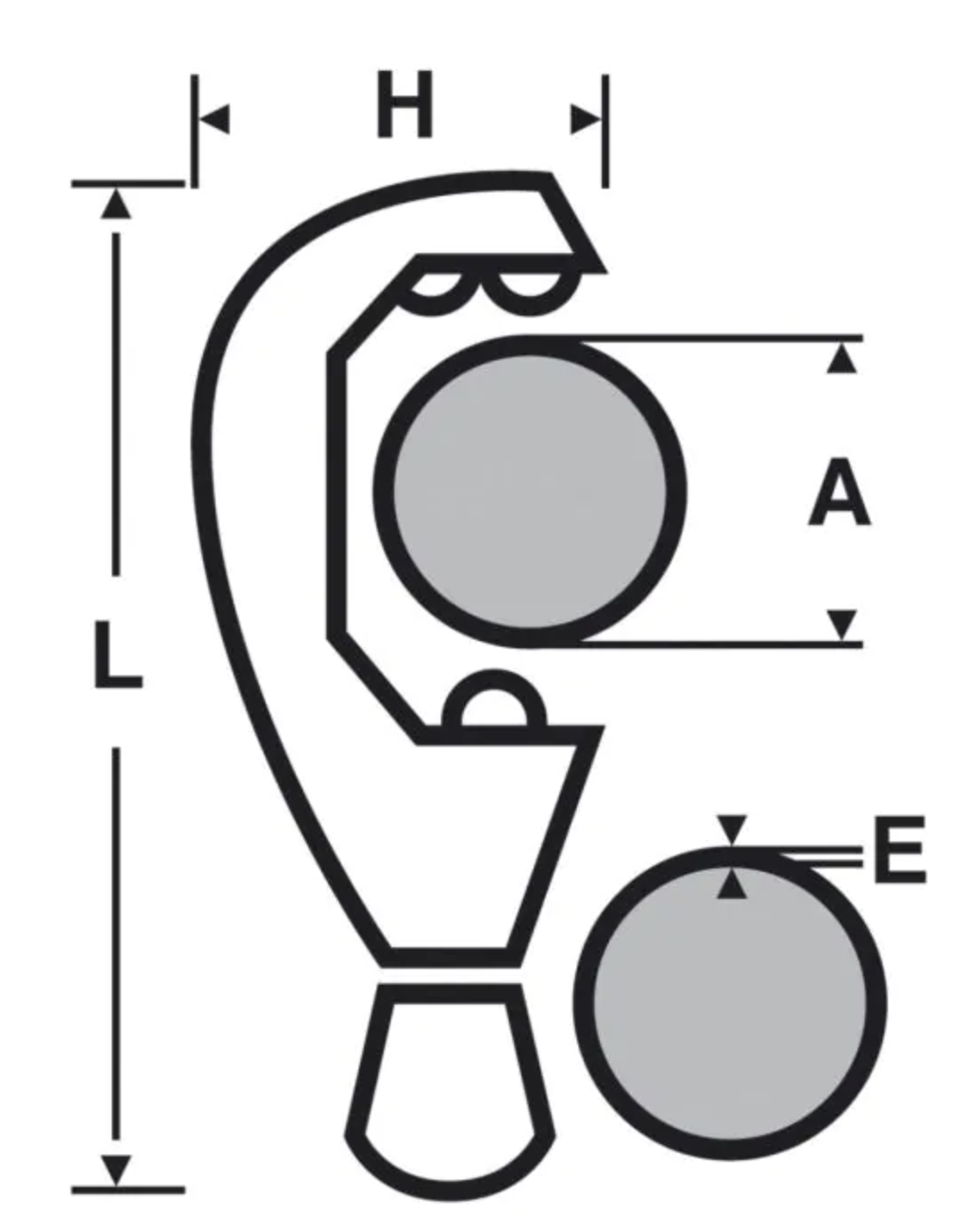 Coupe-tubes en plastique à avance rapide 6-65 mm