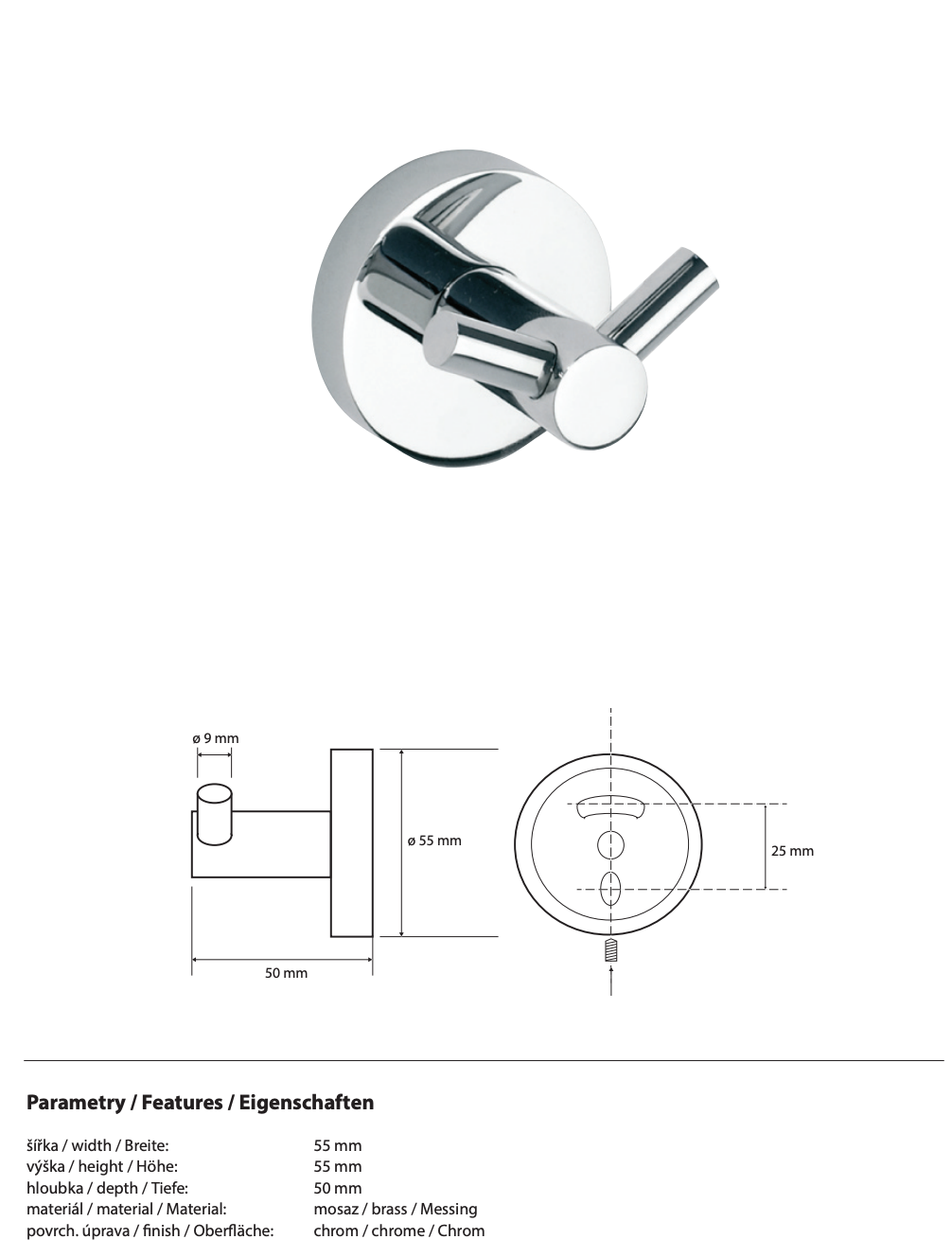 Crochet double pour robe OMEGA