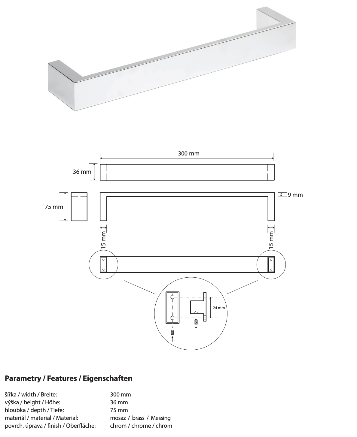 Porte-serviettes GAMMA