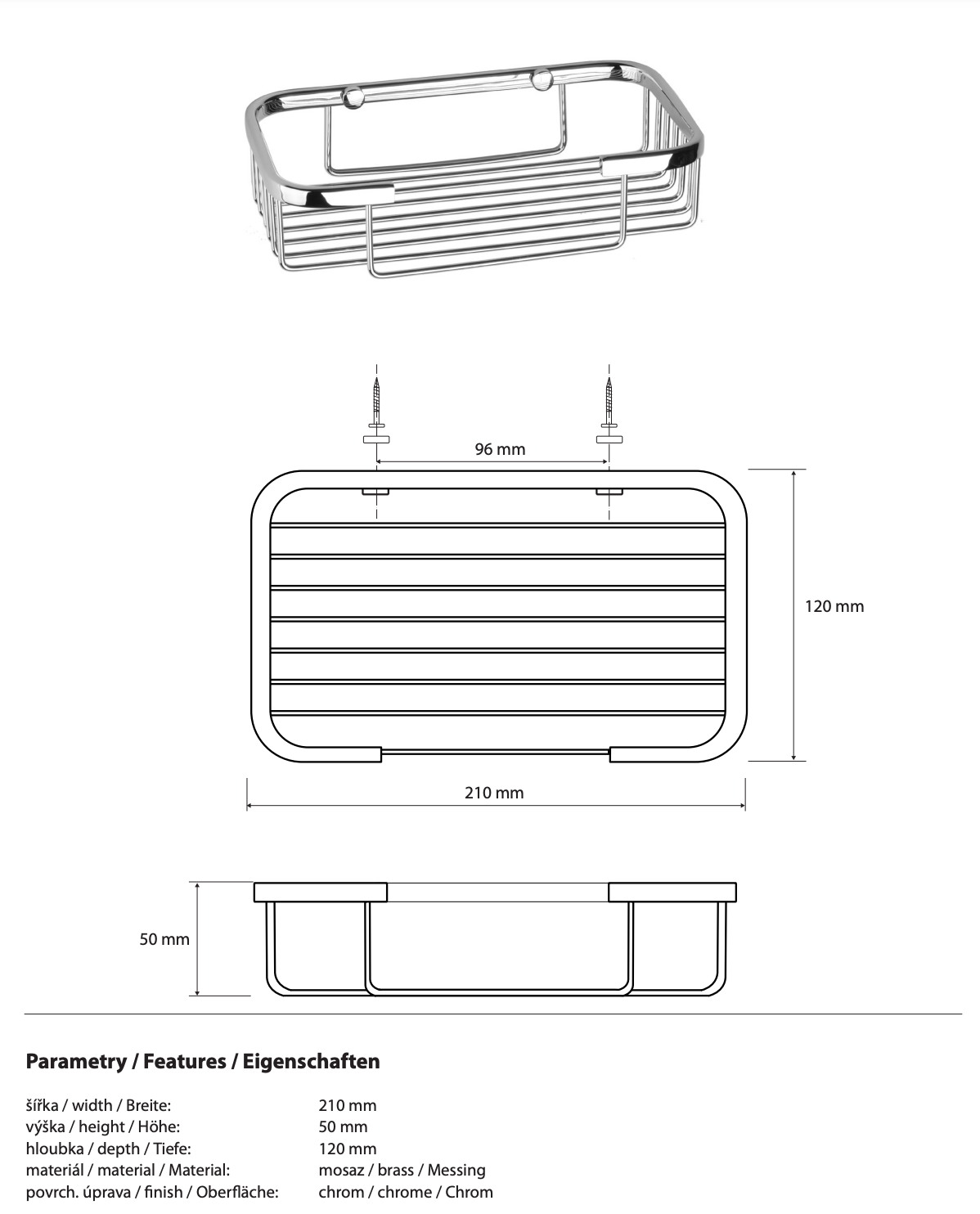 Shower Shelf II CYTRO
