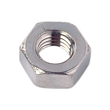 Hexagon nut, DIN 934 M12, steel 8 zinc plated