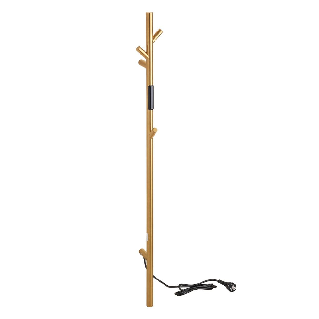 Sèche-serviettes chauffant, or mat