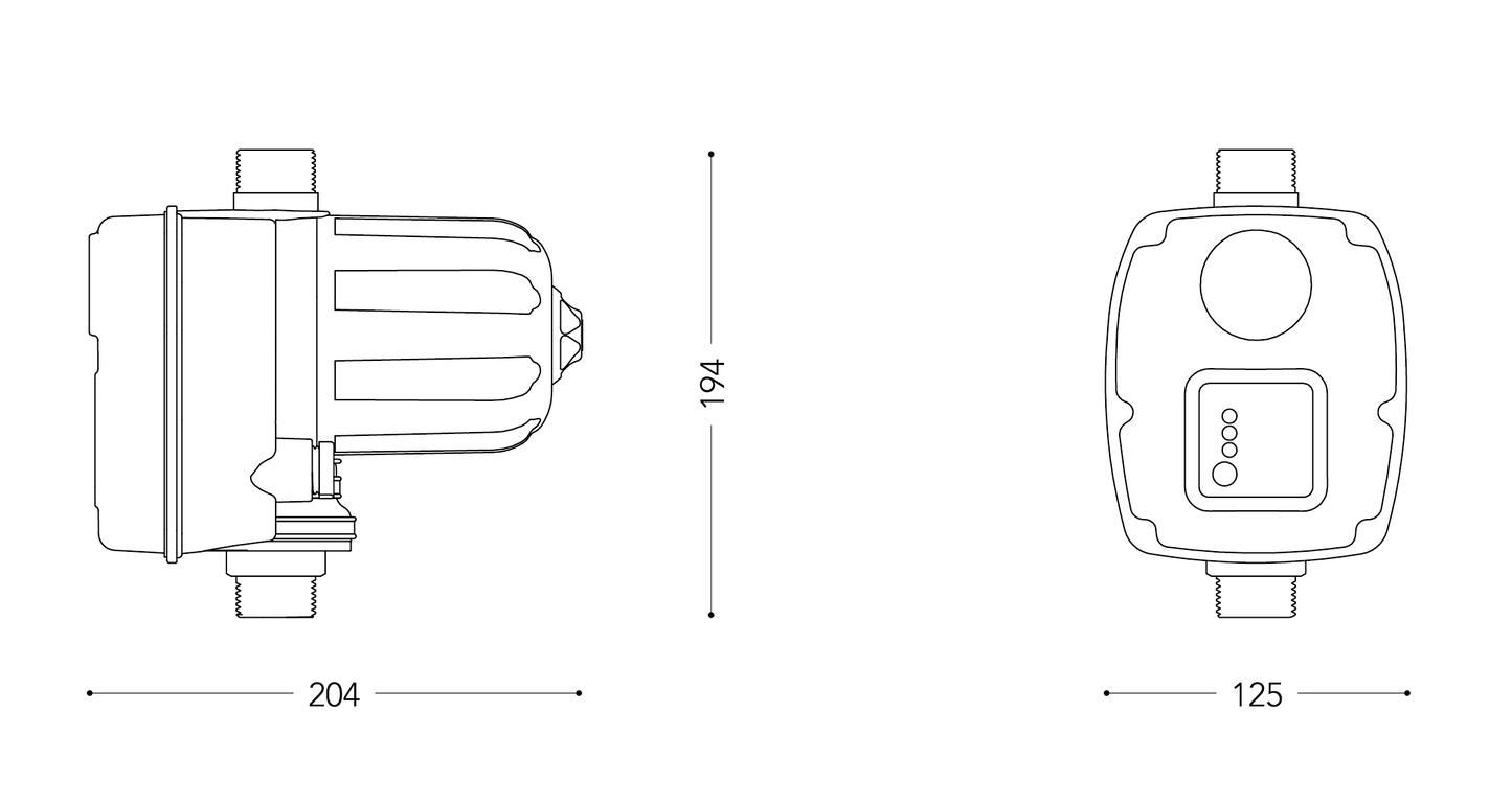 Dispositif électronique de commande des pompes électriques