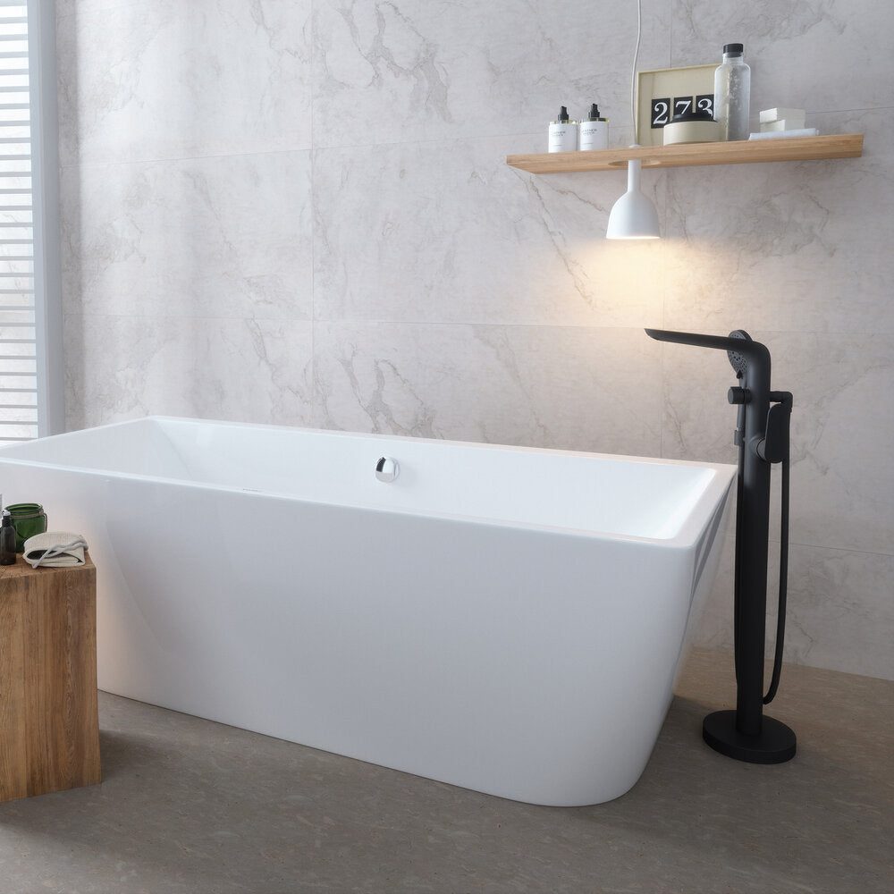 Floor Standing Bath-shower Mixer Vogue Elegance Black