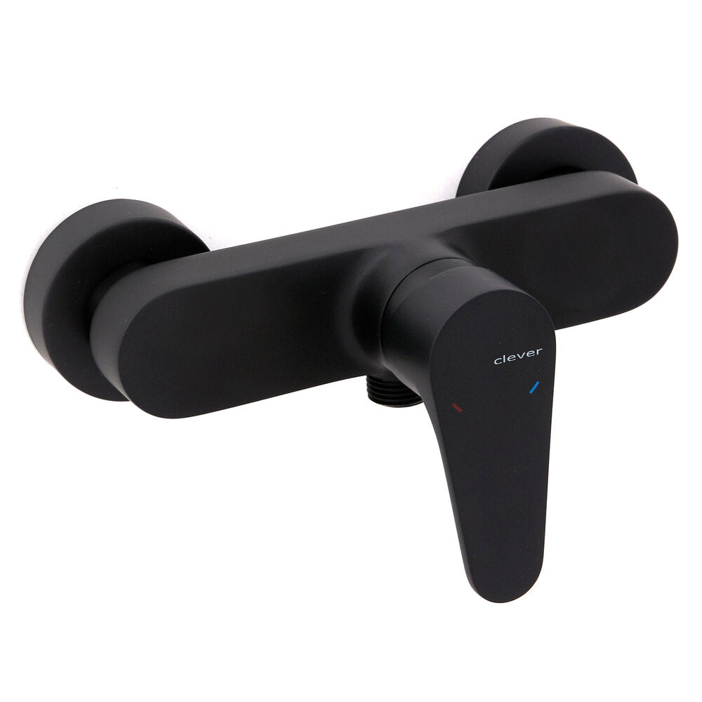 Single-lever shower mixer 8l/min Rocket Matt Black