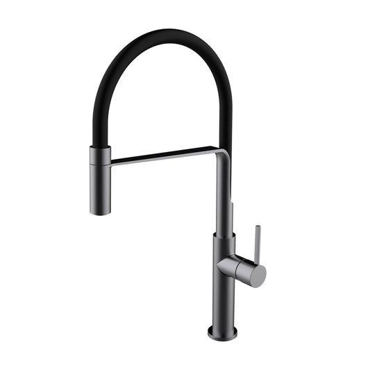 Mitigeur de cuisine Chef Slim brossé couleur bronze à canon, eau froide uniquement