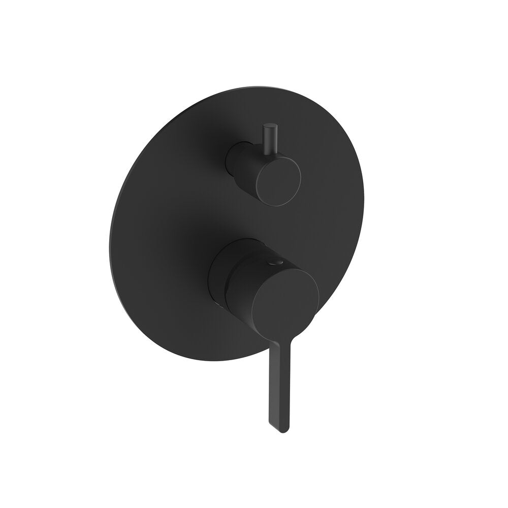 Concealed single-lever shower mixer 2 ways Nexus Matt Black