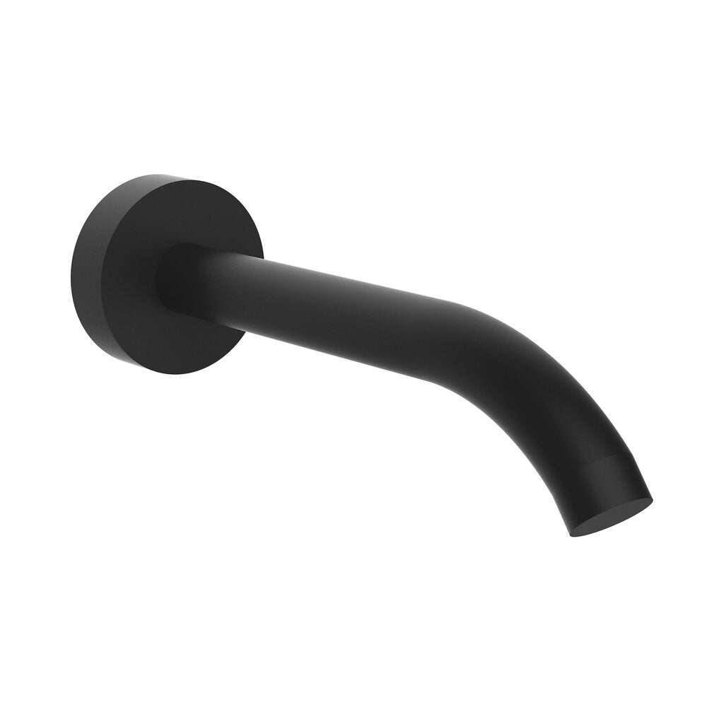 Bec de baignoire noir mat Caïman 185 mm