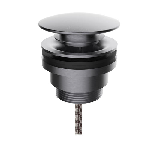 Bouchon de vidange universel à fermeture rapide, finition métallique canon de fusil.