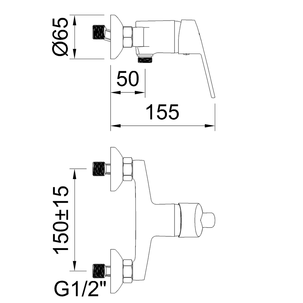 Mikser tad-doċċa S12