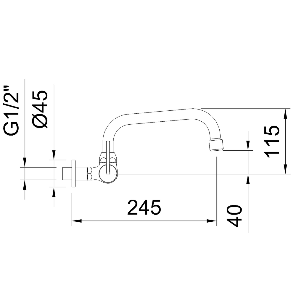 Wall Mounted Cold Only S12