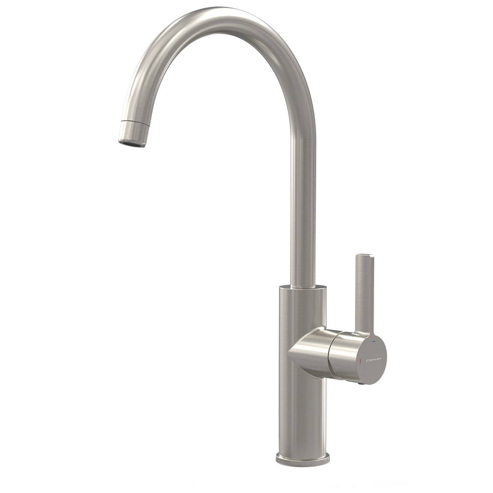 Kitchen Mixer Alpina Round Nickel