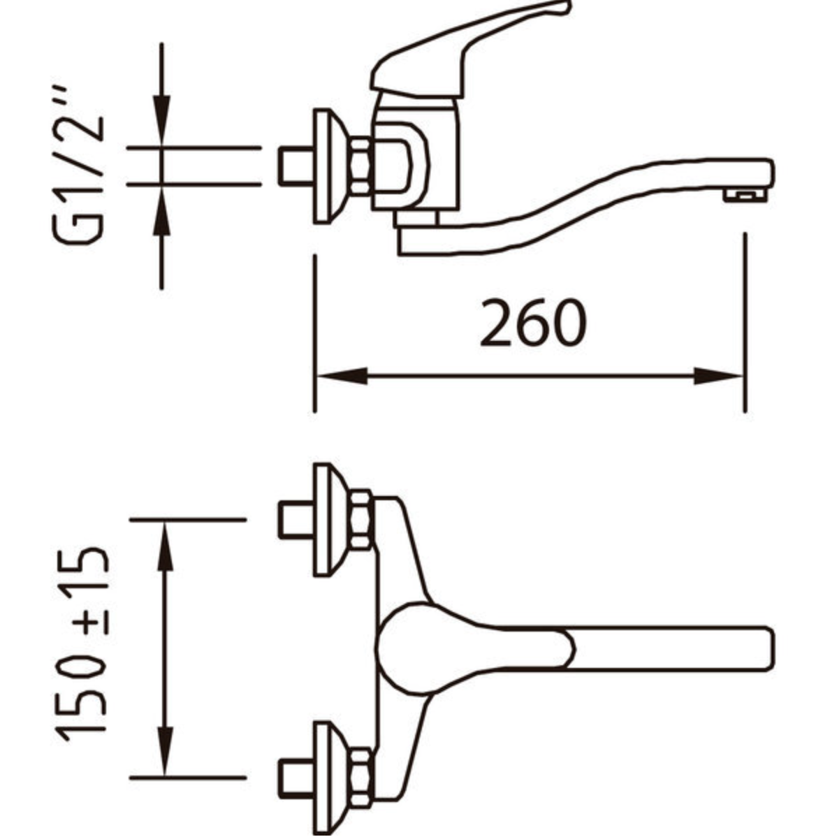 Mixeur de cuisine mural Panam