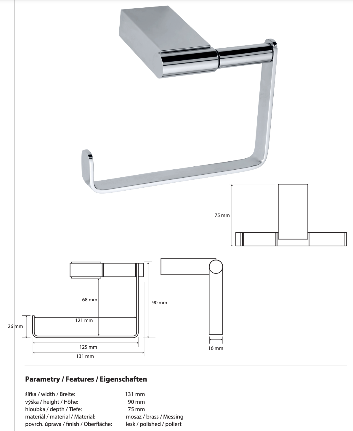 Porte-papier toilette II VIA