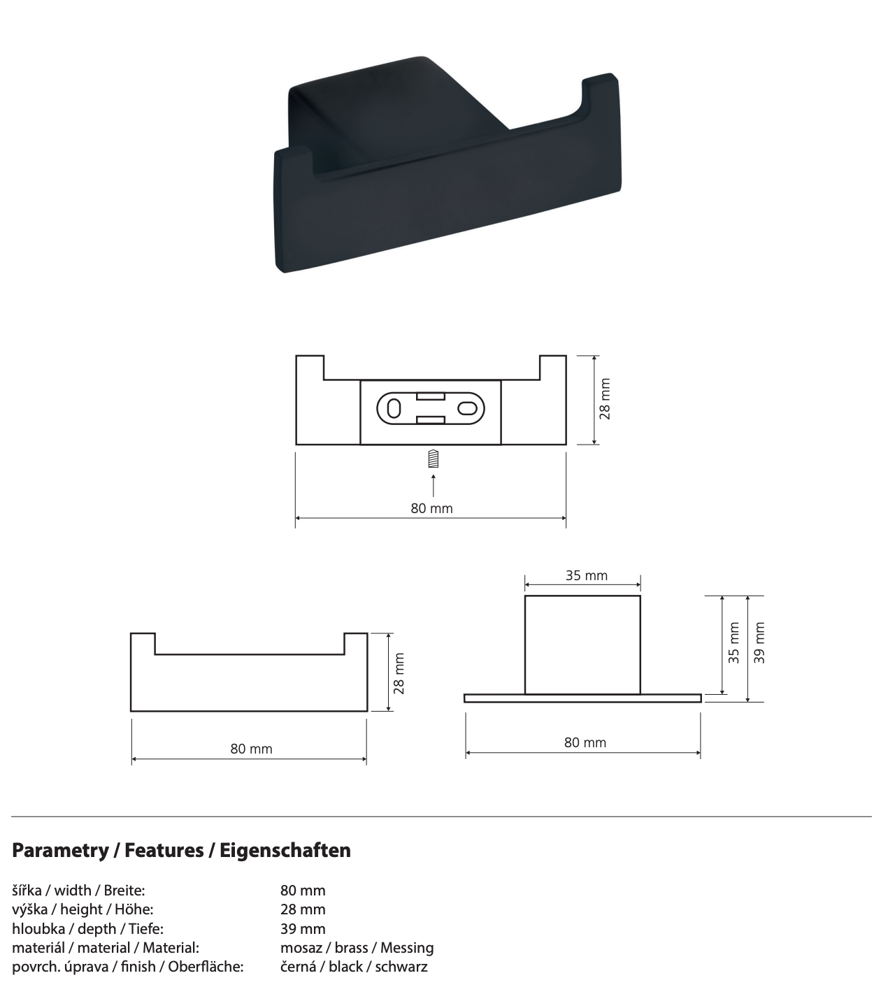 Crochet double pour robe NERO