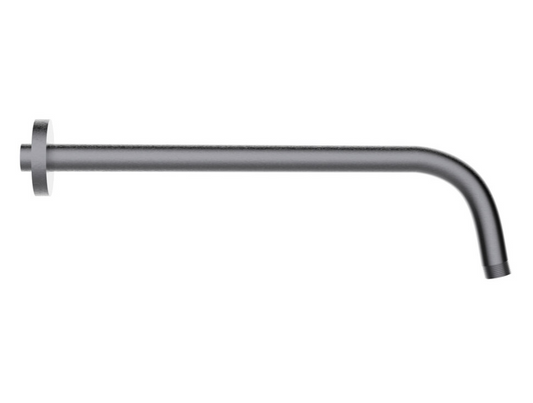 Bras de douche Luzia en métal brossé anthracite