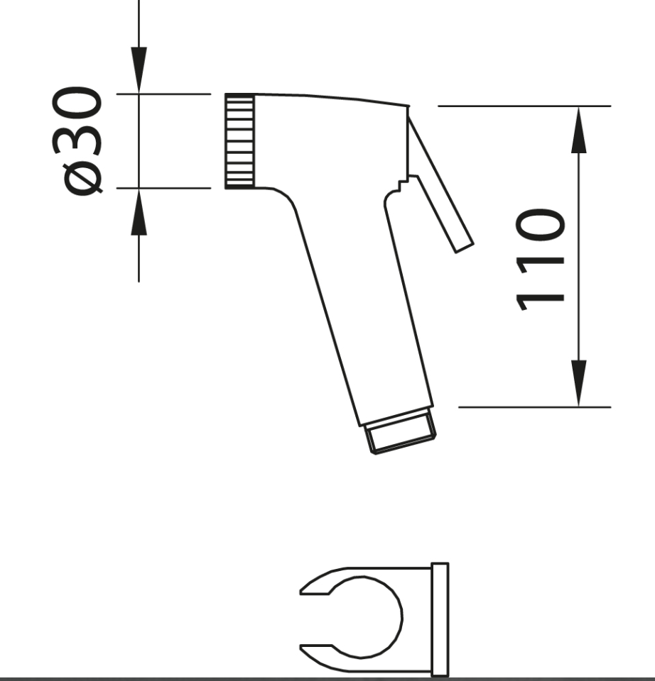 Combiné hygiénique Toubkal