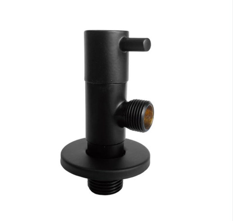 Angle Valve Matt Black 3/8"