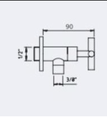 Vanne d'angle New Belice