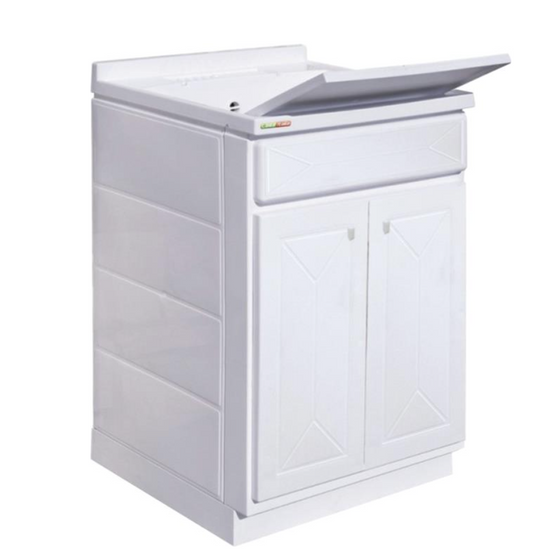 Lavabo avec meuble sous-vasque 60 x 60 cm