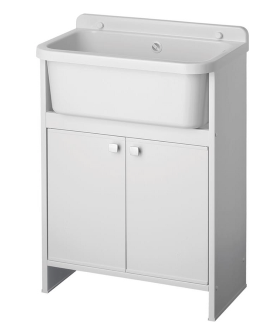 Lavabo et meuble-lavabo 55 x 34 cm