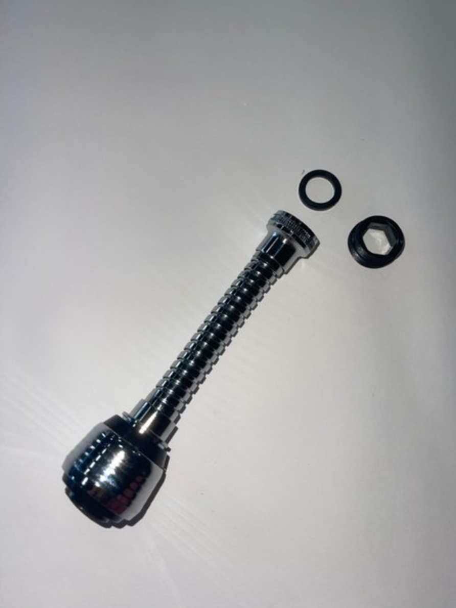 Rallonge pour mixeurs chromée anti-éclaboussures F22x1