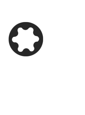 Sokit eżagonali Bit 1/4 "(TX)