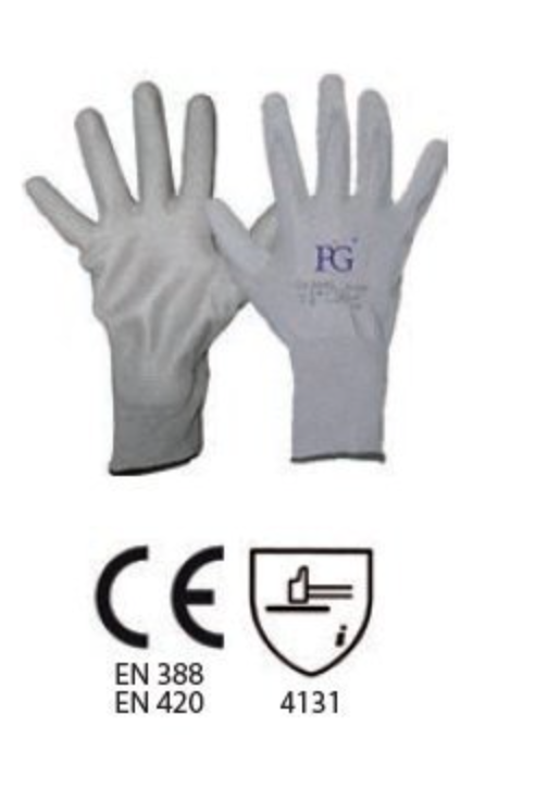 Synthetic gloves 100% polyester