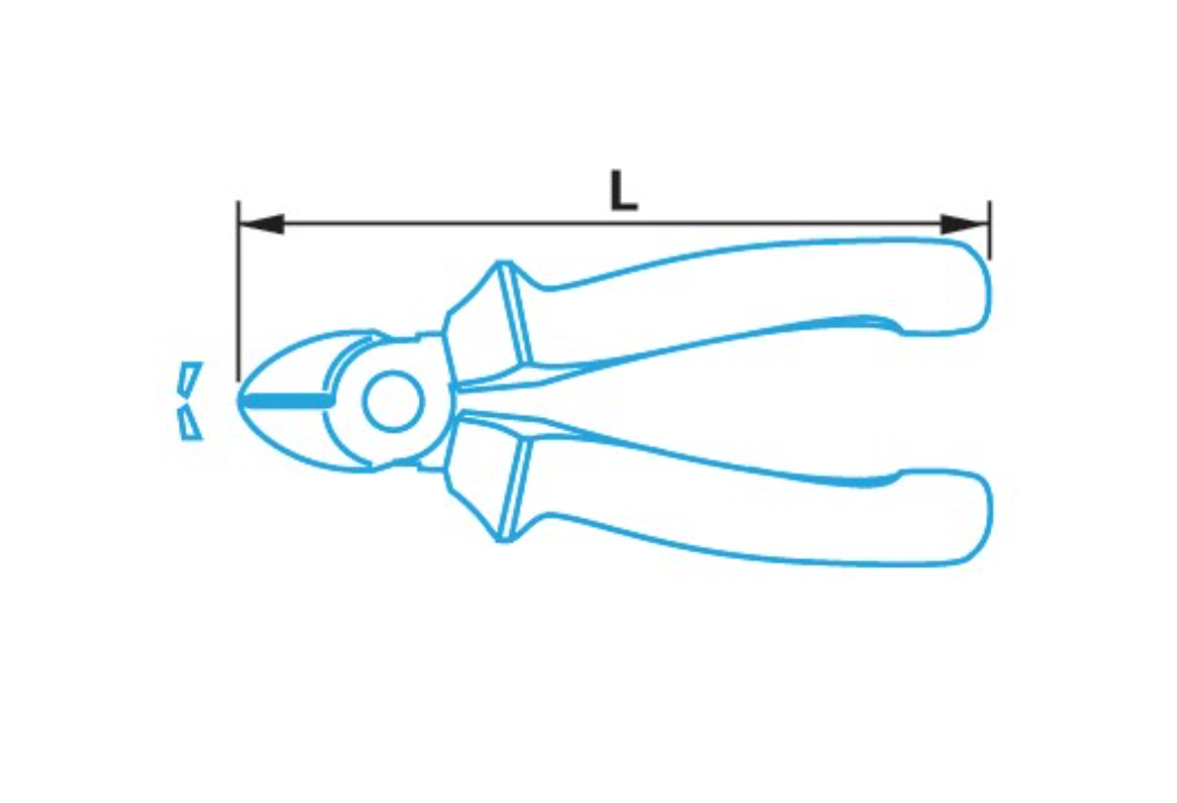 Side cutters 3K, ergonomic and energy-saving