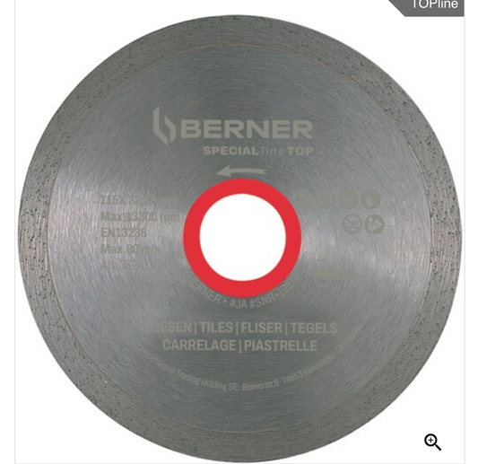Diamond blade for tiles SPECIALline Top Fliesen