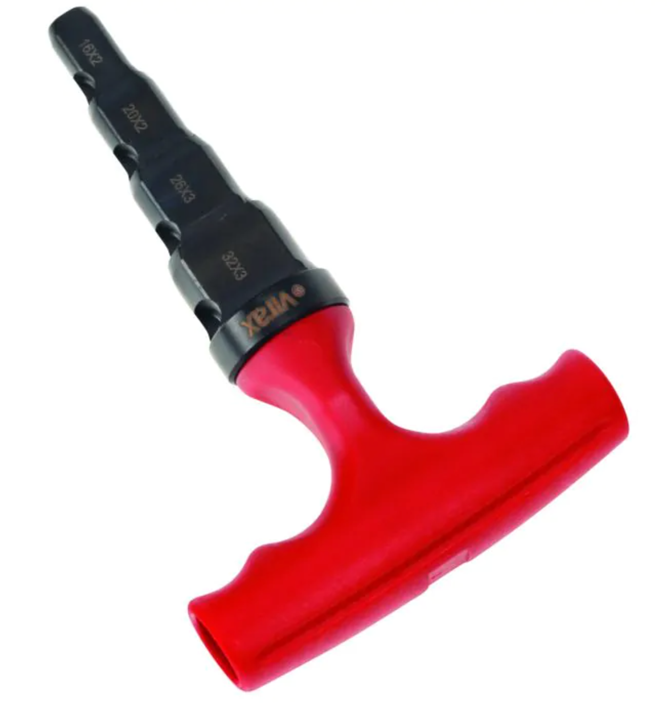 Kalibratur/għodda għat-tneħħija tal-grada bir-ratchet għal pajpijiet multilayer